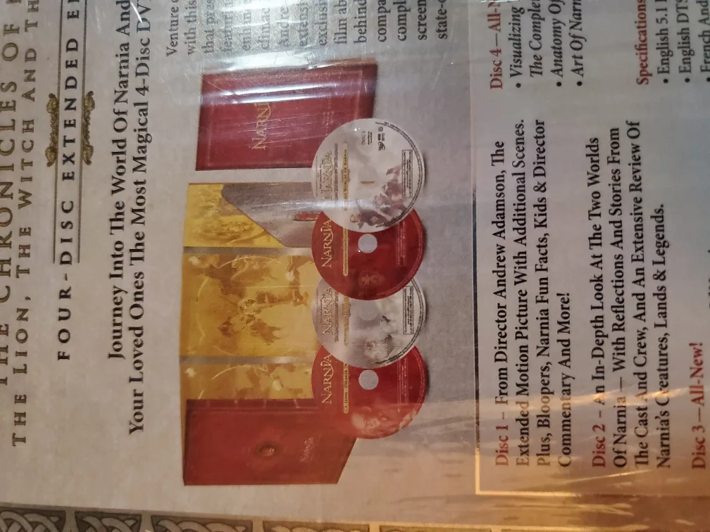 The Chronicles of Narnia DVD (4 Disc set) image indicator(3)