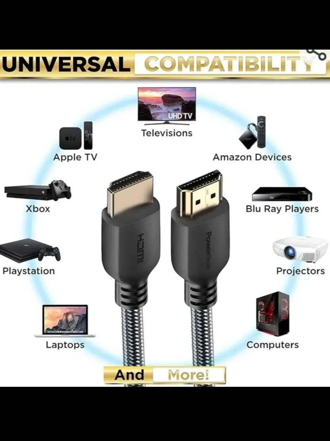 4K HDMI Cable Braided High Speed thumbnail