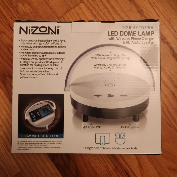 Nizoni Touch Control LED Dome Lamp image indicator(3)