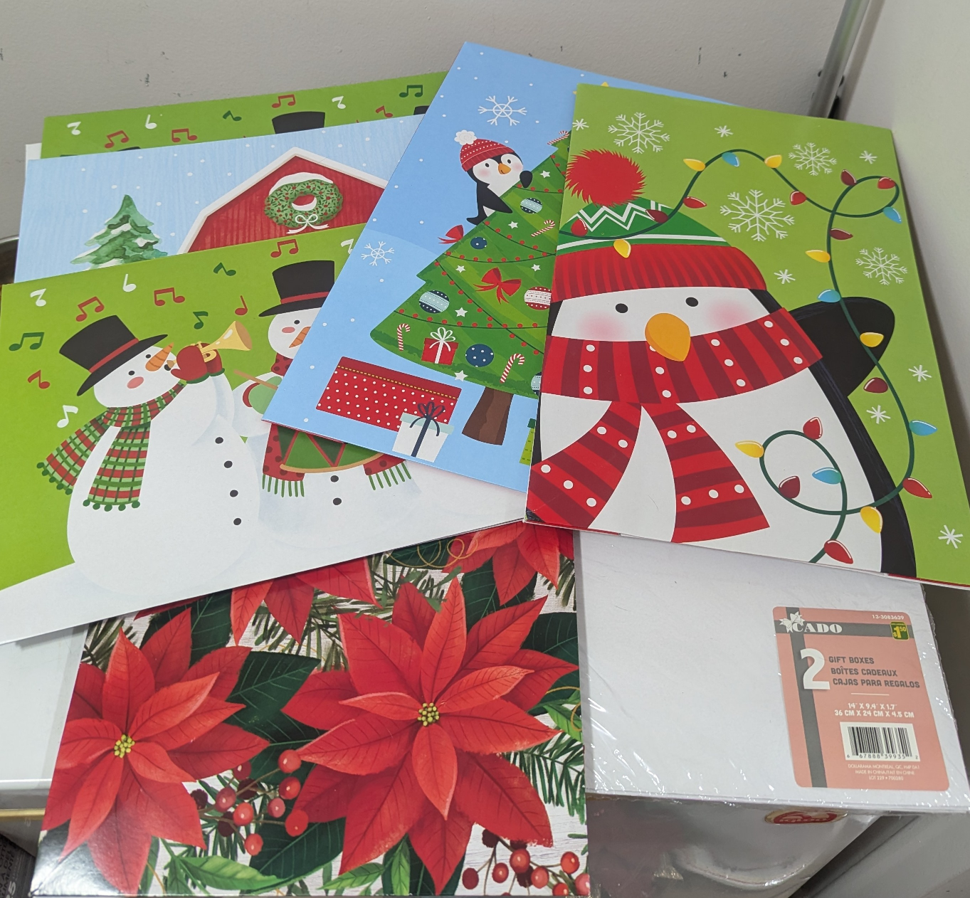 Christmas Gift Boxes and 4 Christmas Cards (for gift cards) - photo 2