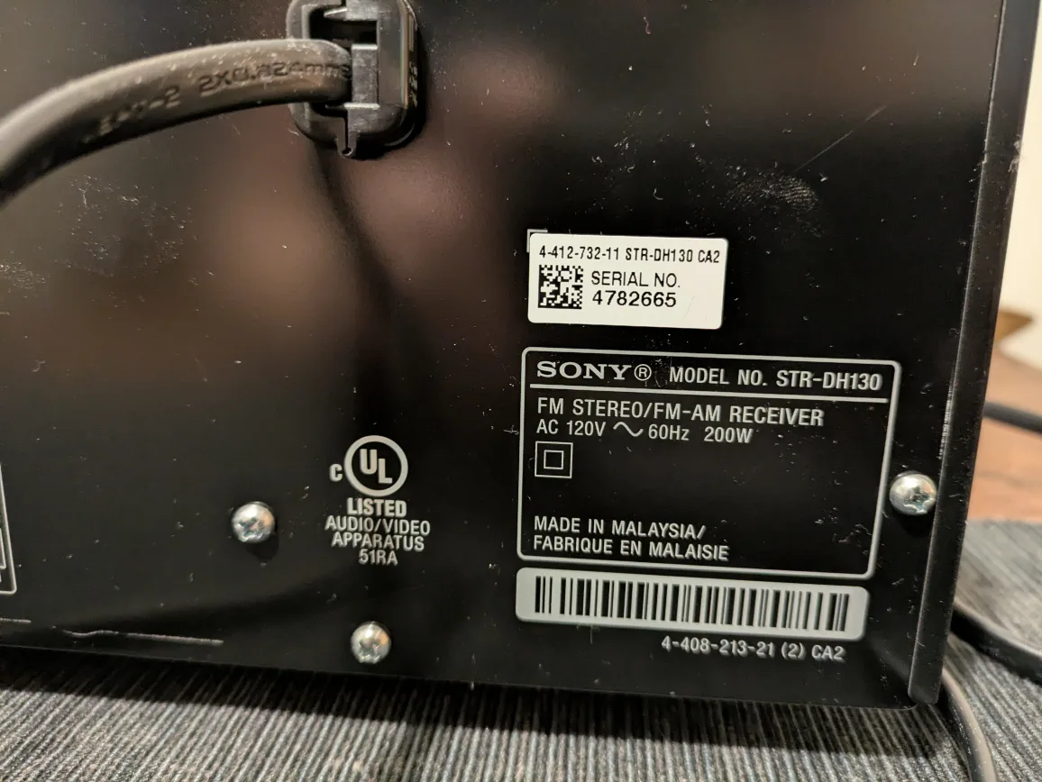 Sony STR-DH130 Stereo Receiver image indicator(4)