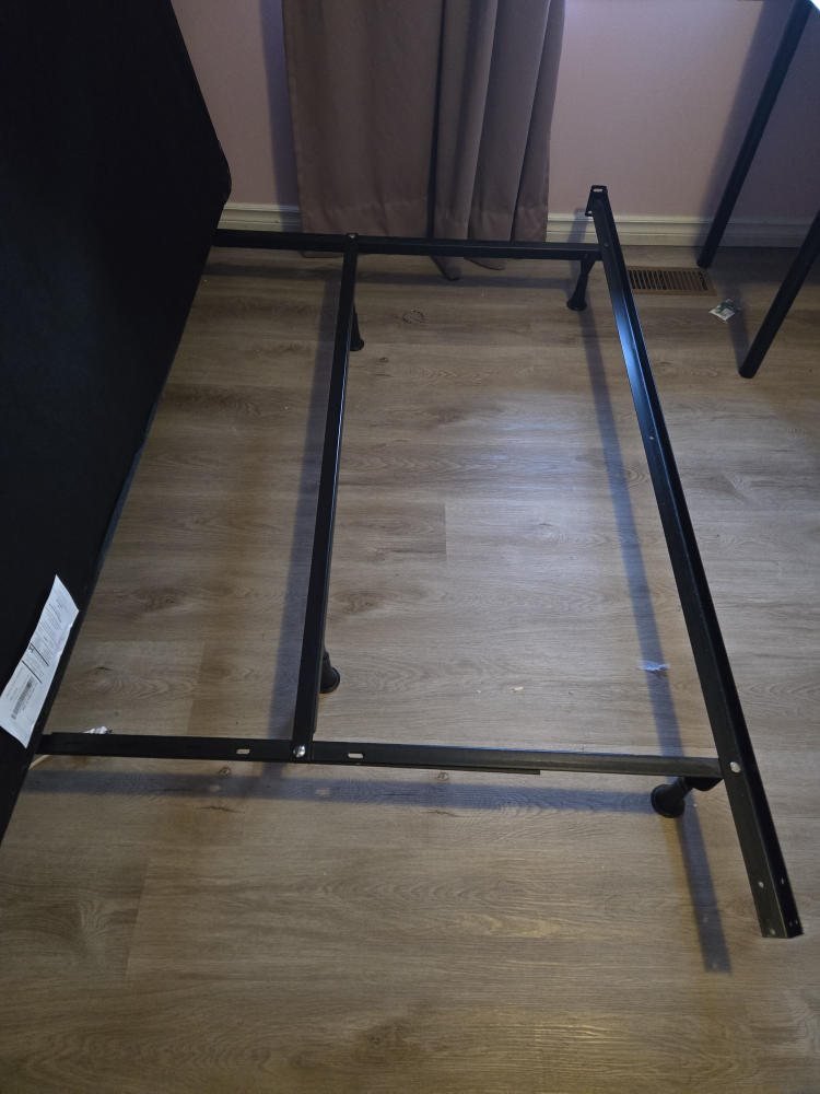 Double Bed Frame with mattress box and mattress