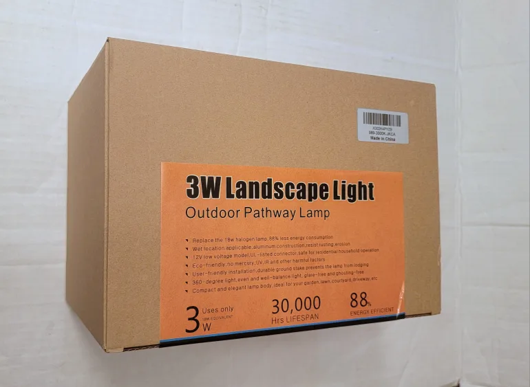 3W 12V Low Voltage Landscape Lights, IP65 Waterproof, 4-Pack image indicator(8)