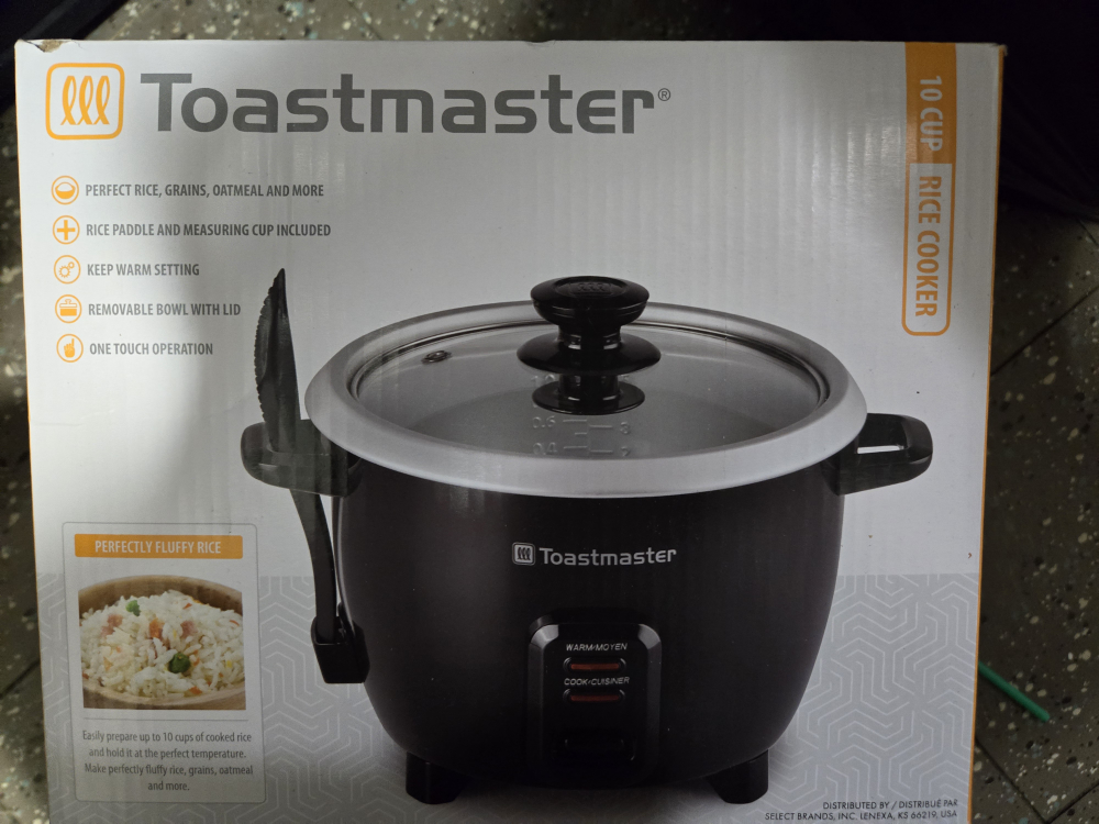 Toastmaster 10 Cup Rice Cooker (new)
