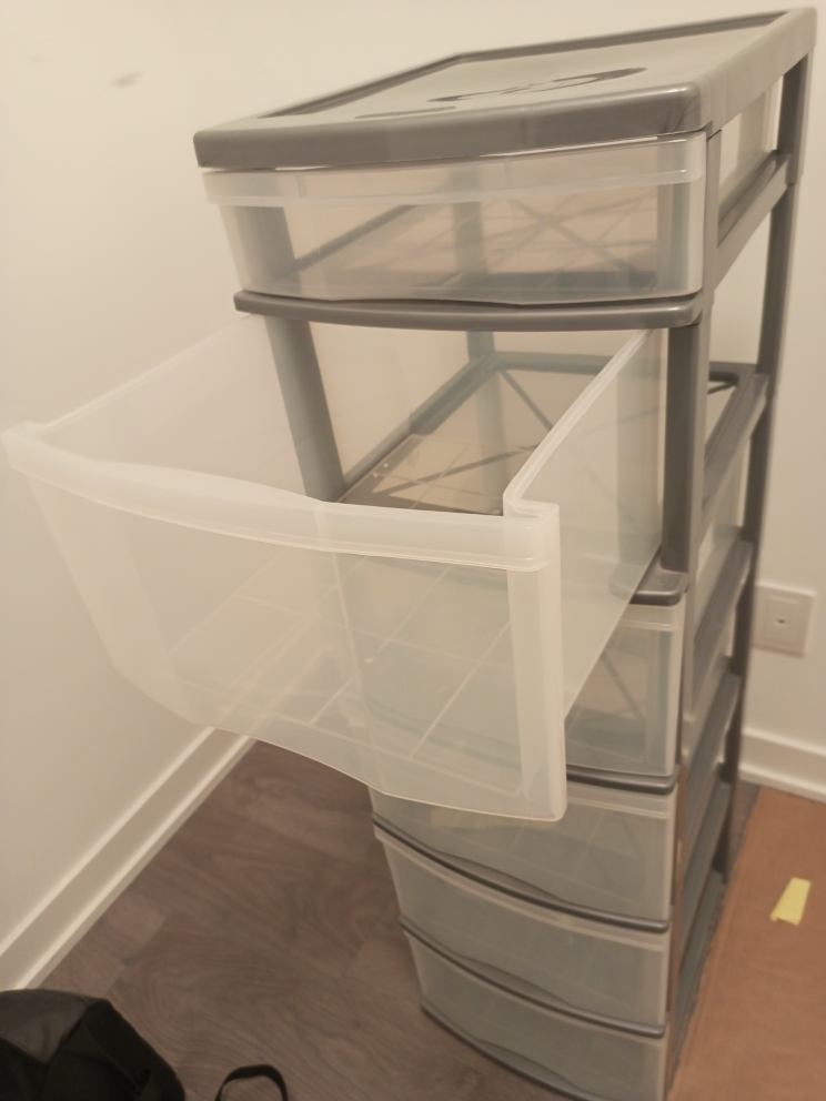 Five-Drawer Plastic Storage Organizer - photo 2