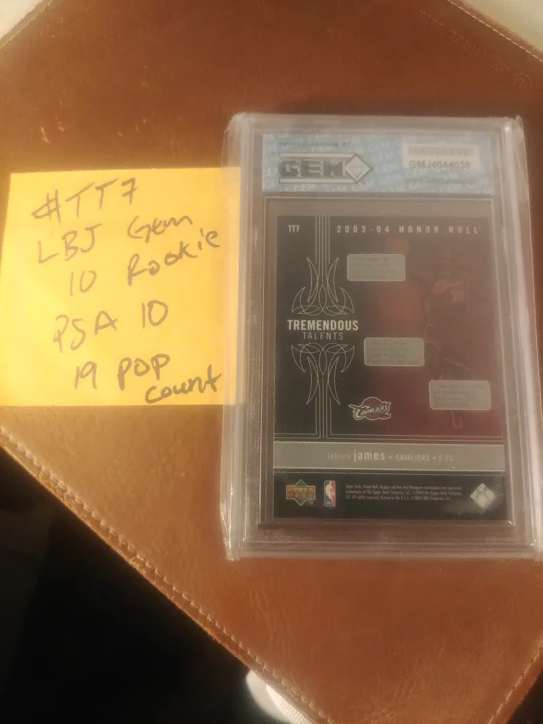 2003-04 LeBron James Gem Mint 10 Rookie Card image indicator(2)