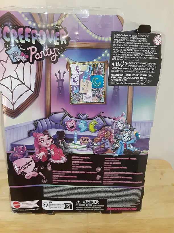 Monster High Draculaura  Doll Sleepover Creepover Party image indicator(6)