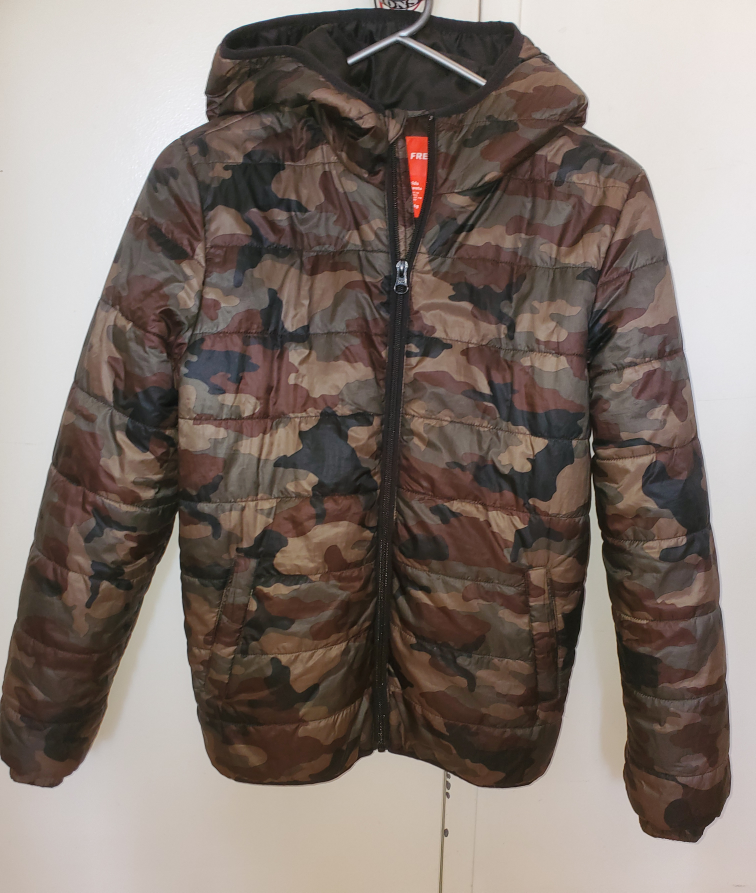 Joe Fresh Kids' Camo Puffer Jacket - XL (14-16)