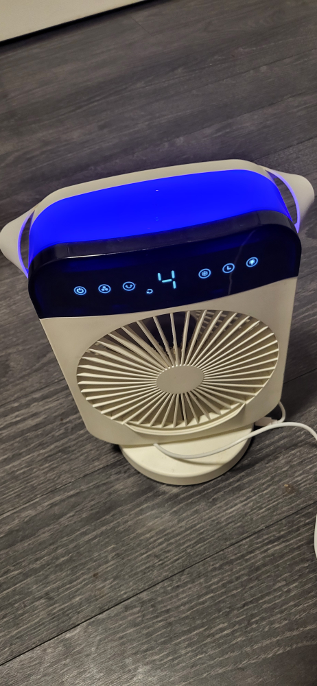Portable Fan with LED Light - photo 3