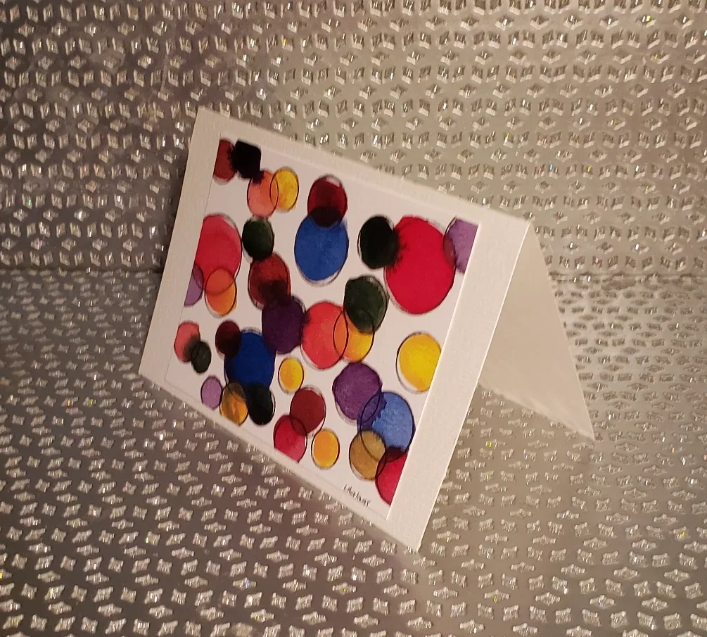 Handcrafted Watercolour Blank Greeting Card image indicator(2)