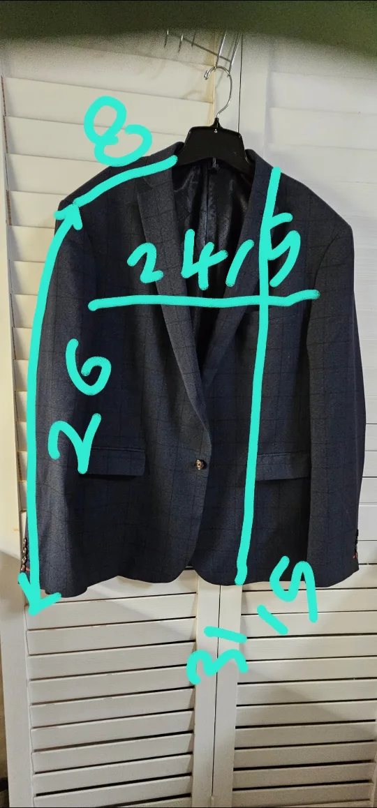 RW&CO. Men's Athletic Fit Blazer - Size 42R image indicator(3)