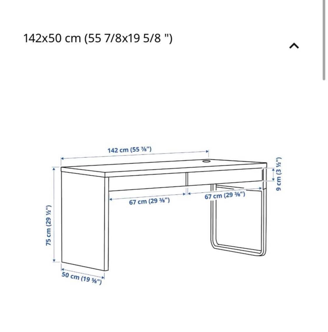 Office Desk Micke IKEA - photo 4