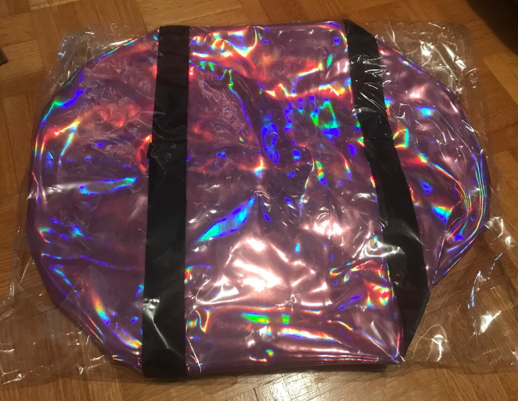 Holographic Duffle Bag