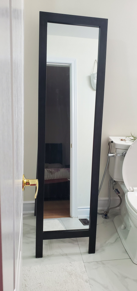 Full Length Black Freestanding Mirror - photo 2