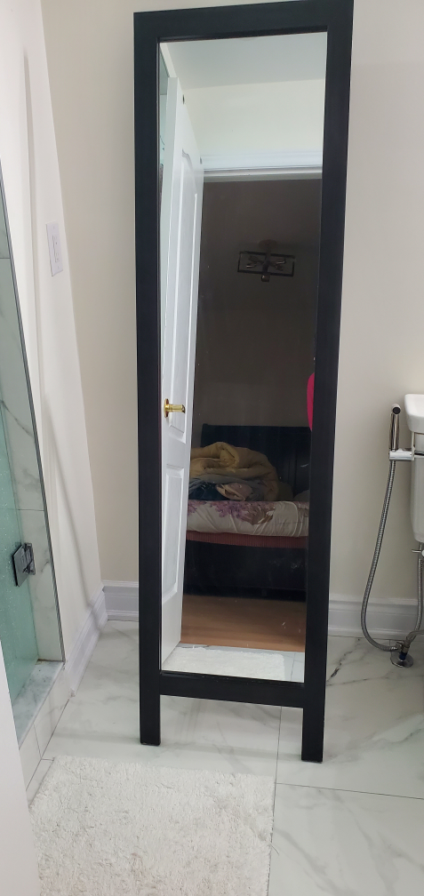 Full Length Black Freestanding Mirror - photo 3