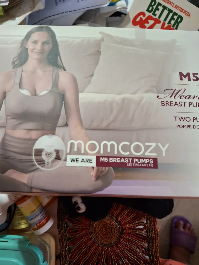 New never used Momcozy M5  Breast Pump Wearable Breast Pump image indicator(7)