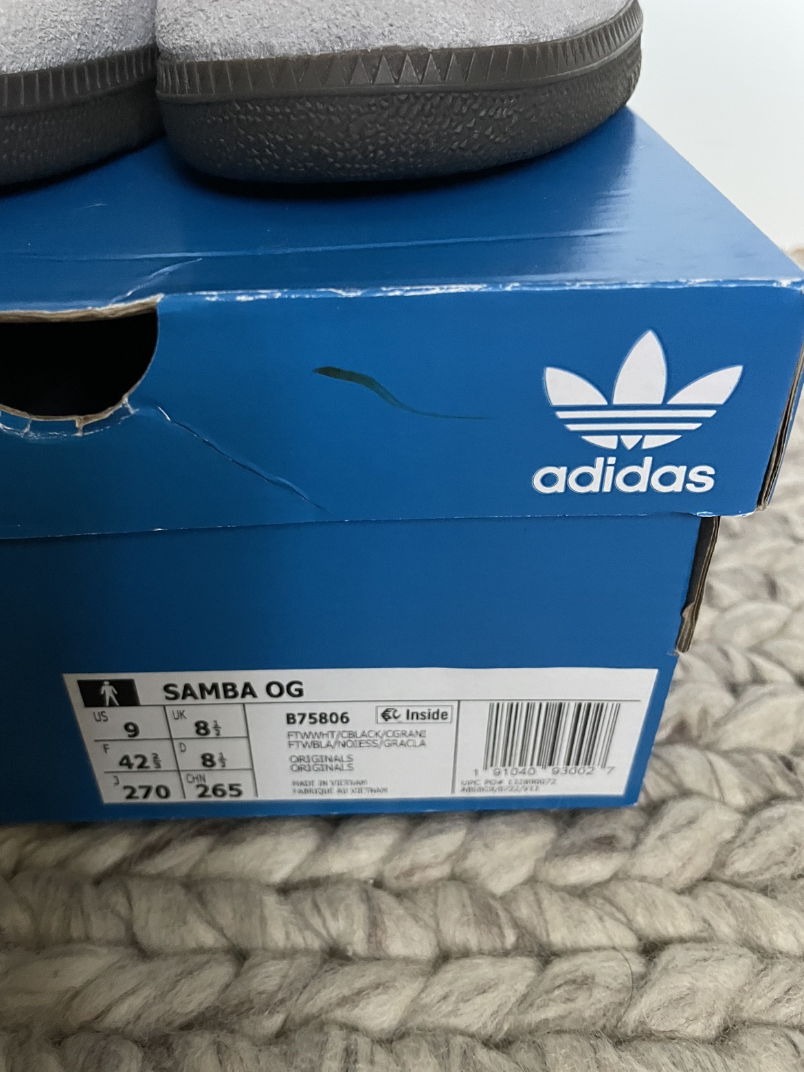 Adidas Samba Men’s 9 BRAND NEW - photo 3