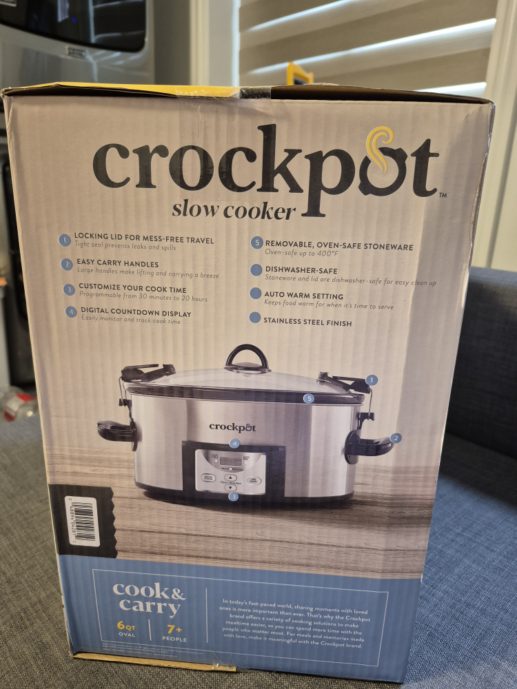 Crockpot slow cooker