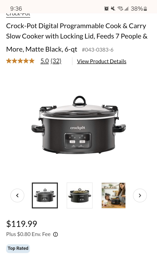 Crockpot slow cooker - photo 4