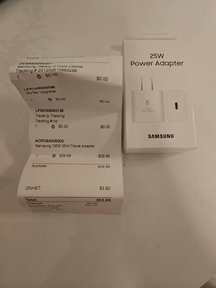 Samsung 25W USB-C Power Adapter - Fast Charging thumbnail