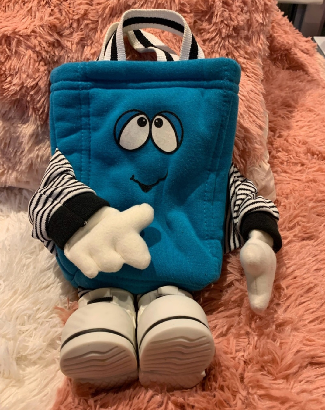 Vintage Blue Bag Plush Toy