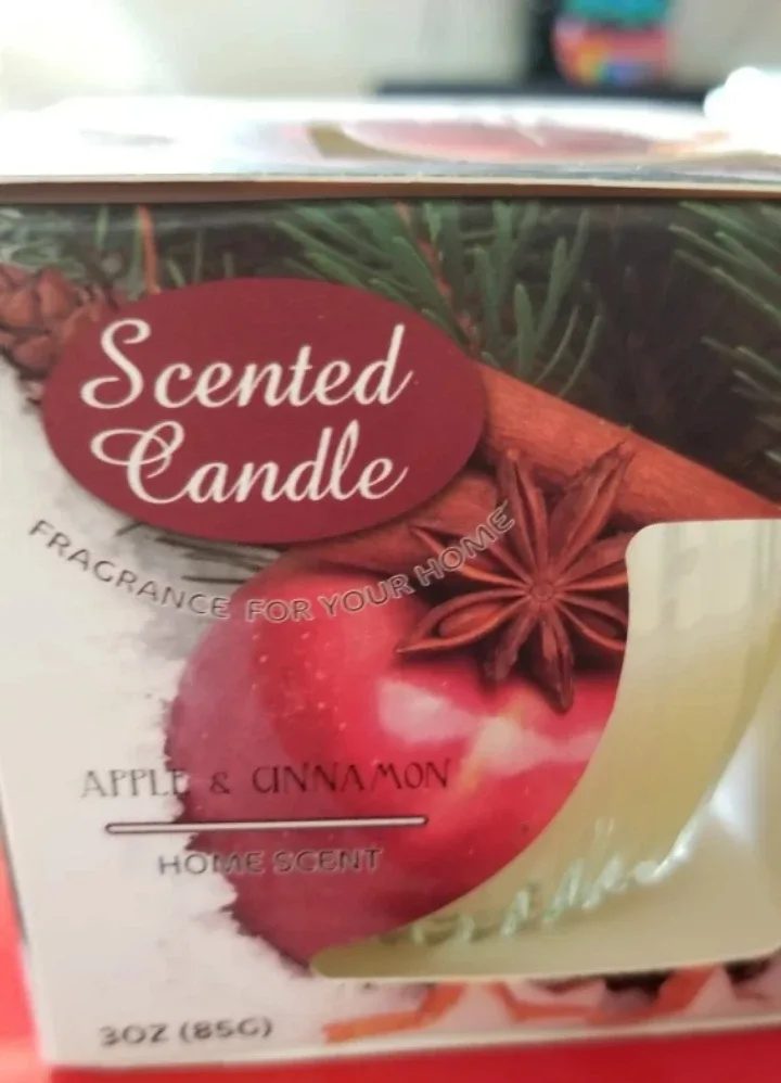 Apple & Cinnamon Scented Candle - 3oz image indicator(2)