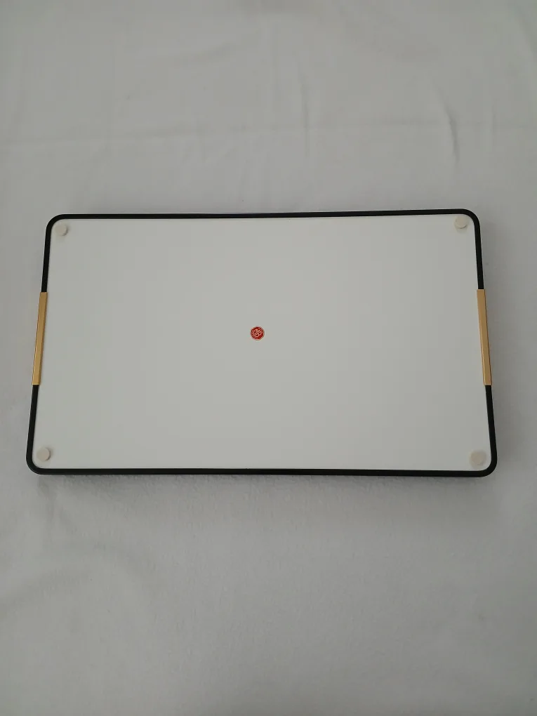 Black and Gold Serving Tray.  Made in Italy by MB.  New image indicator(3)