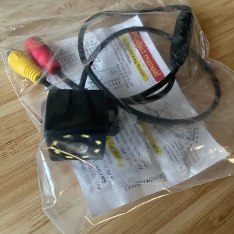 Waterproof Rear Backup Camera with Night Vision and LED🧡 image indicator(2)