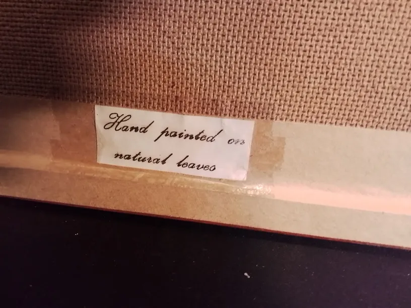 Graceful Mallard' Ducks Alighting Oil Painting On Leaves image indicator(9)