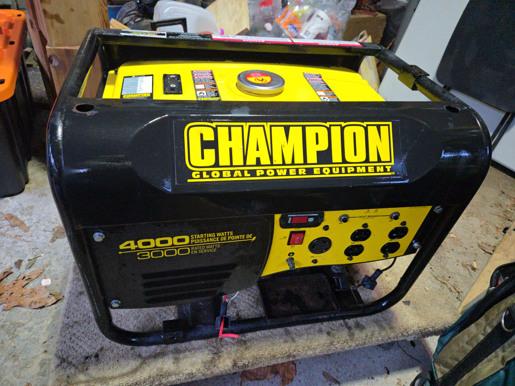 Champion 4000/3000-Watt Portable Generator