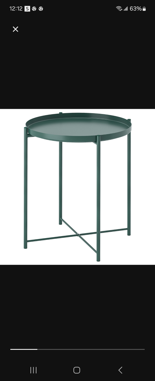 IKEA NORDVIKEN Side Table - Dark Green