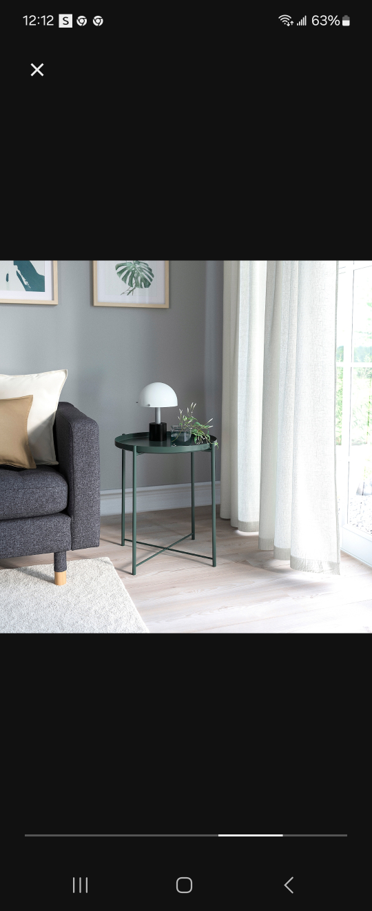 IKEA NORDVIKEN Side Table - Dark Green - photo 3