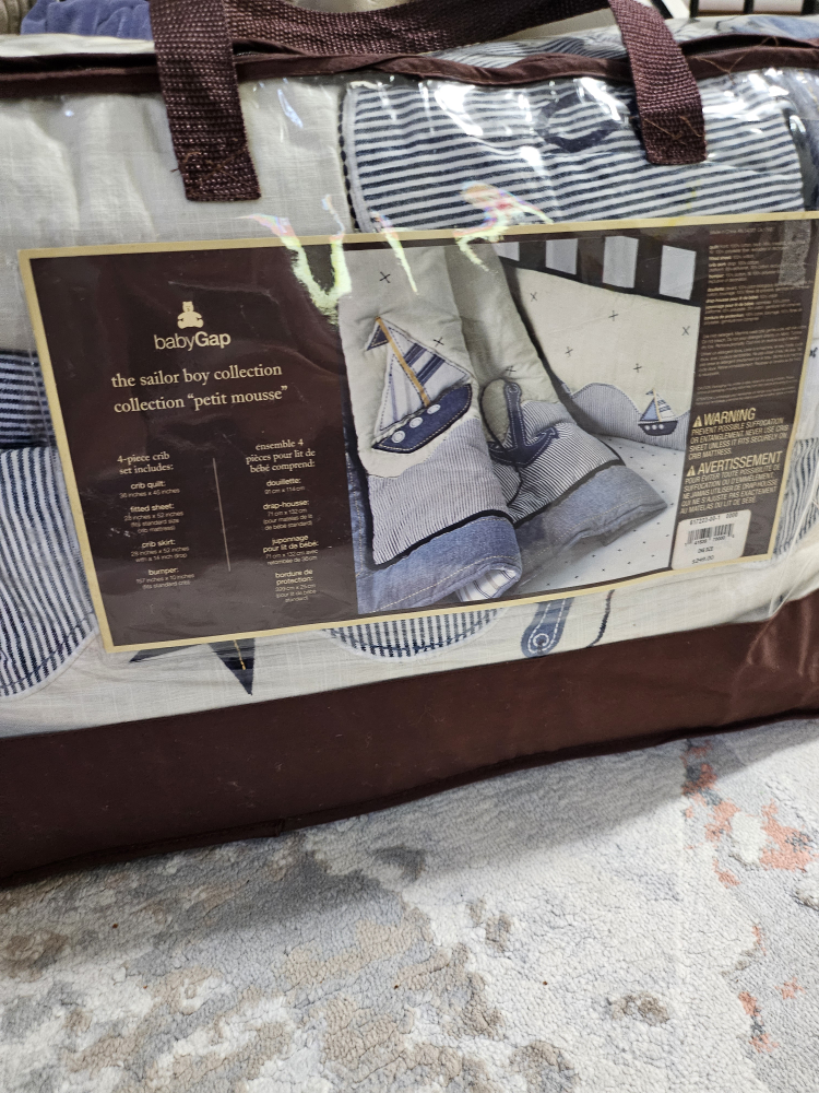 BabyGap Sailor Boy Crib Bedding Set