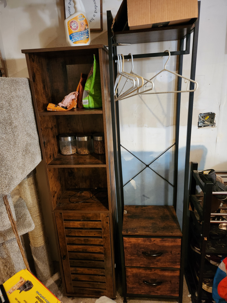 Rustic Brown Wooden Storage Cabinets - photo 4