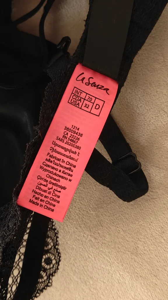 Strappy Black Lace Pushup Bra image indicator(7)