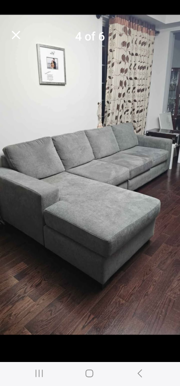 Grey Sectional Sofa - photo 5