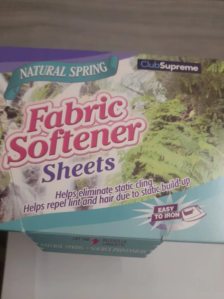 Club Supreme Fabric Softener Sheets - Natural Spring #Freecycle image indicator(2)
