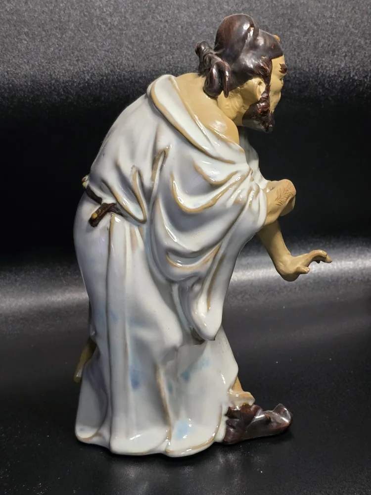 Vintage Chinese Ceramic Figurine zhong kui image indicator(3)