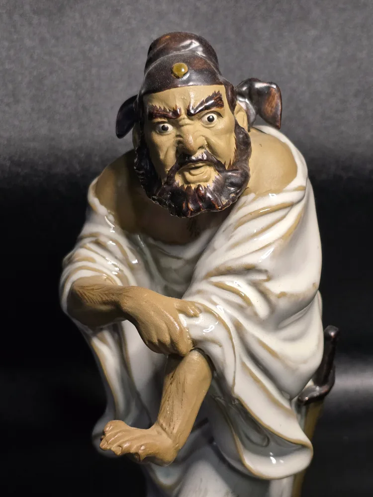 Vintage Chinese Ceramic Figurine zhong kui image indicator(4)