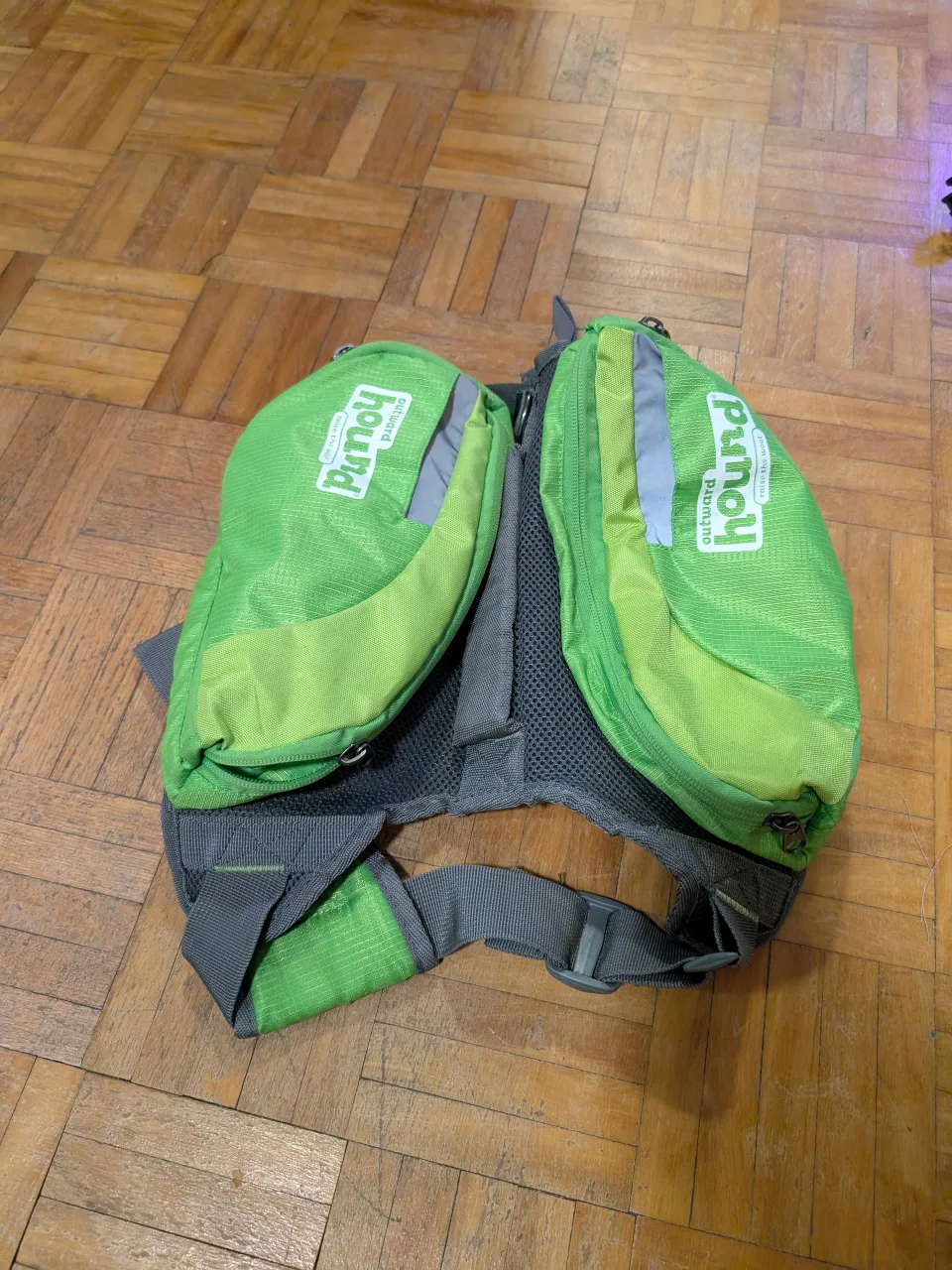 Outward bound dog harness, medium size green image indicator(4)