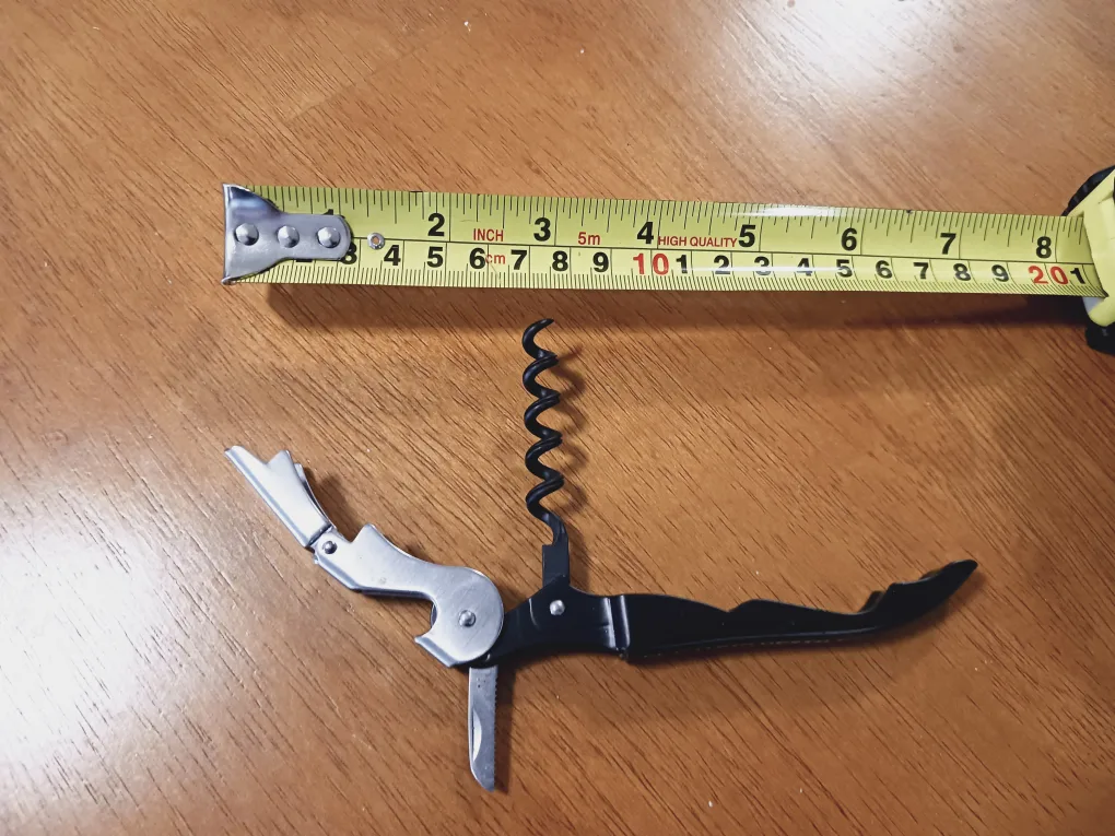 🍾🍷 Bartender Quality Corkscrew Wine Opener, knife image indicator(2)