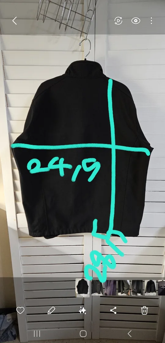 Men's Size Large Black Port Authority Soft Shell Jacket image indicator(7)