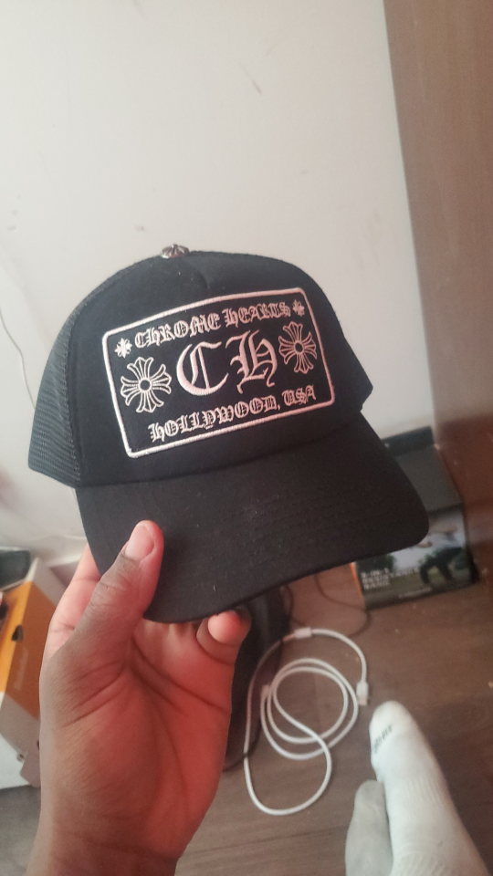 All black Chrome hearts hat - photo 5