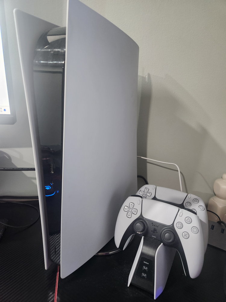 PlayStation 5 Console with Two Controllers and Carrying Case