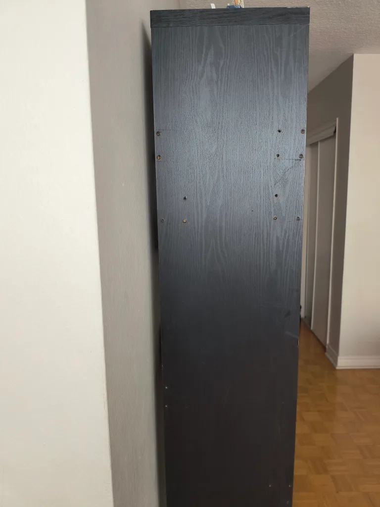 Black Bookcase with Unique Design image indicator(3)