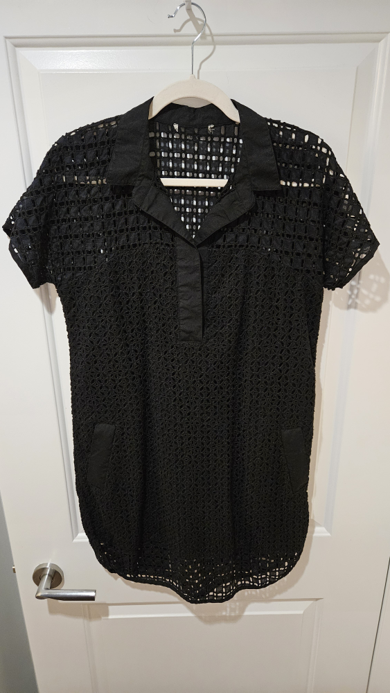 Black Crochet Dress - photo 2
