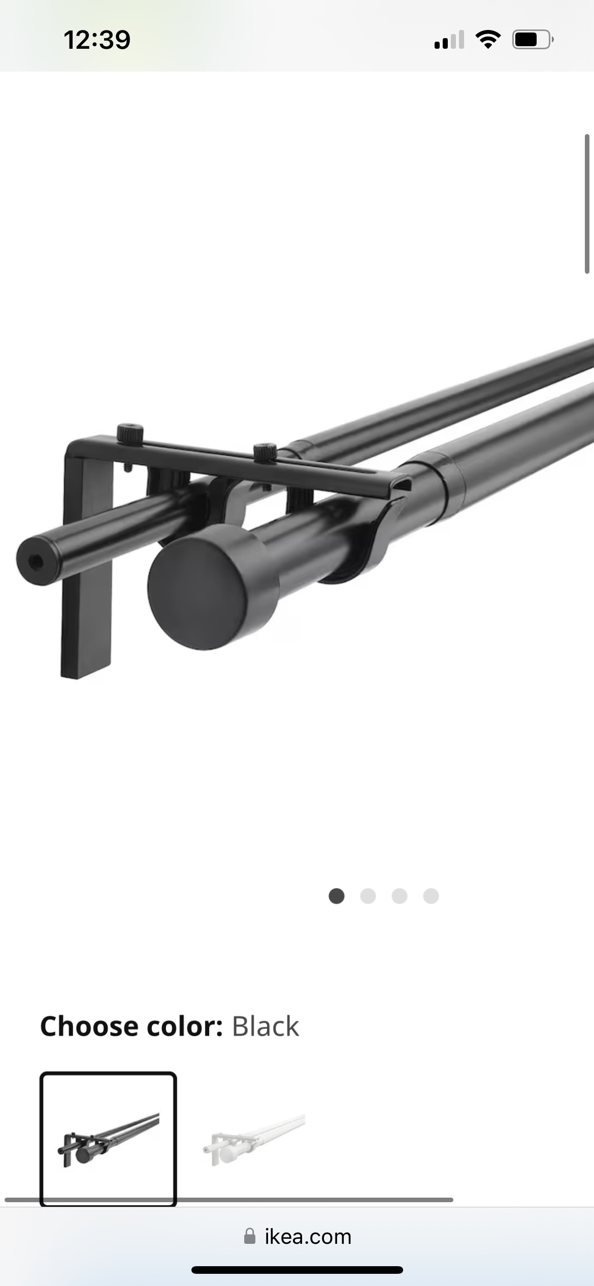 2 curtain rods - photo 3