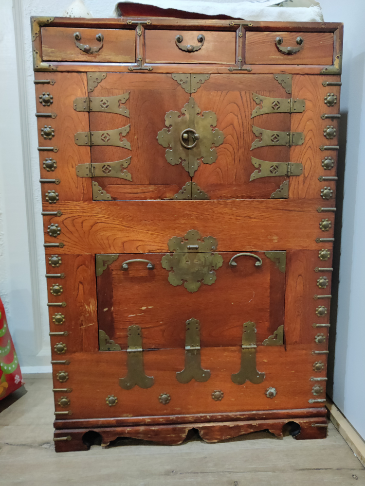 Antique Korean Wooden Chest