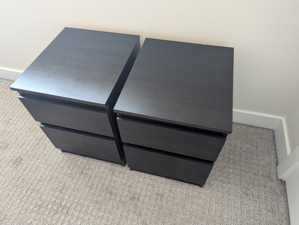 IKEA Nightstands (2) - Black - photo 3