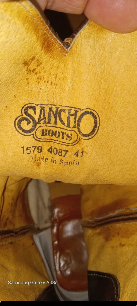 Sancho Boots - Men's Brown Leather Cowboy Boots image indicator(3)
